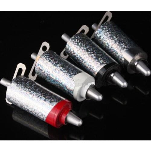 Flaming Torch To Cane Magic Tricks ,Black red white silver Colors Metal Appearing Cane Stage,Illusions,Accessories 81329