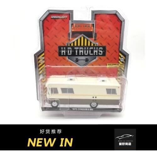 GREENLIGHT 1/64 1972 condor II RV Camper van H.D TRUCKS Limited collection of die-casting alloy car models