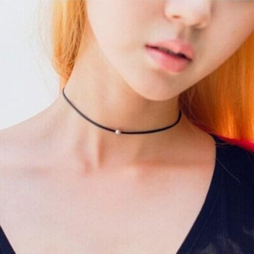JeYfrly Silver Chokers