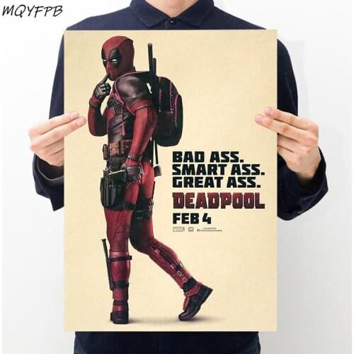 Classic Kraft Movie Paper Poster Decoration Wall Sticker Household Products 50.5x3cm