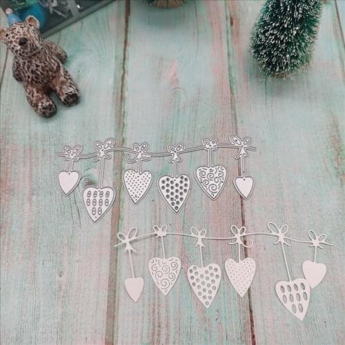 Heart die Stencil Metal Cutting Knives Cutting Dies Practice DIY Scrapbooking Album Die Cut Cutting Dies