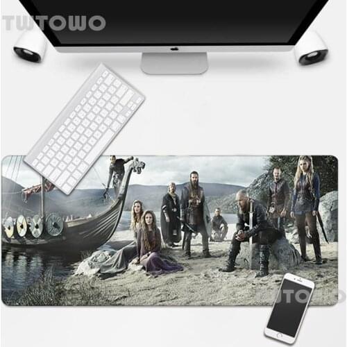 Personalized Cool Fashion Vikings Mouse Pad Mousepad Gaming Desktop Mouse Pad Laptop Natural Rubber New HD Carpet PC Desk Pad