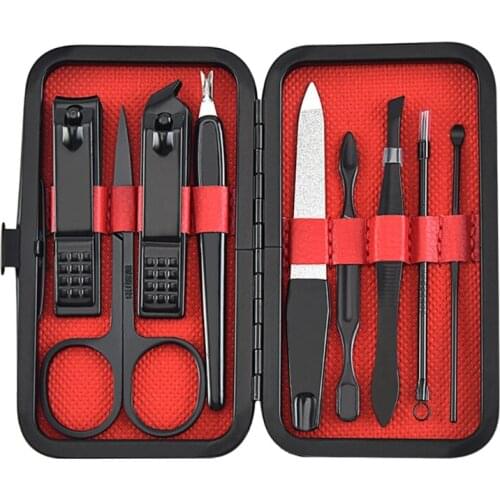 Manicure Set Nail Clippers Pedicure Kit Stainless Steel Nail Cutter Care Tools Professional Grooming Kits