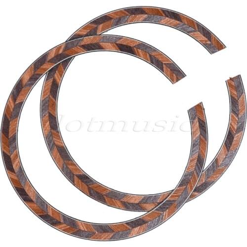 New 2 pcs Maple and Soundhole Rosette For Acoustic Guitar