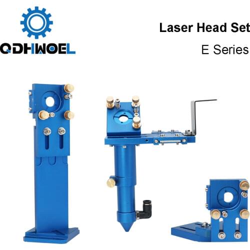New CO2 E Series Laser Head Set FL50.8 & 63.5 & 101.6 Mirror 25mm for Laser Engraving Cutting Machine