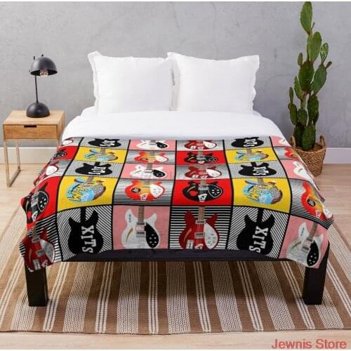 Paul Weller s Rickenbackers Throw Blanket flannel Sherpa bedspread bedding sofa picnic fur soft blanket