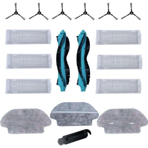 Replacement Rags Brush Hepa Filter for Viomi V2 Pro V3 Se V-Rvclm26B Vacuum-Mop P V-Rvclm21B Stytj02Ym Conga 3490