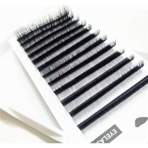 Own Brand L Curl Mix Length Individual Eyelashes Extension Wholesale Price High Quality Individual Lashes Russian Free Shipping