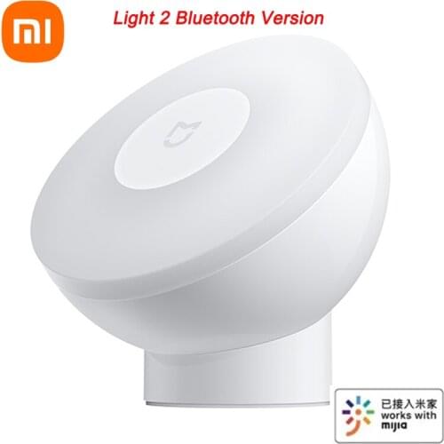 2021 Xiaomi Mijia Night Light 2 Bluetooth Version Brightness Infrared Smart Human Body Sensor With Mi Home App
