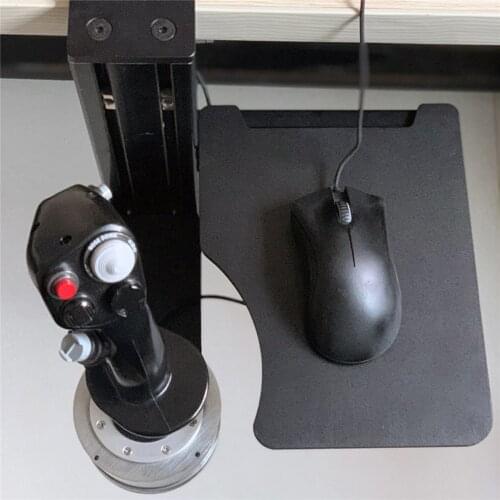 1pc Metal Mouse Keyboard Tray Mount For THRUSTMASTER Hotas X56 VKB Flight Simulator Joystick Accessories