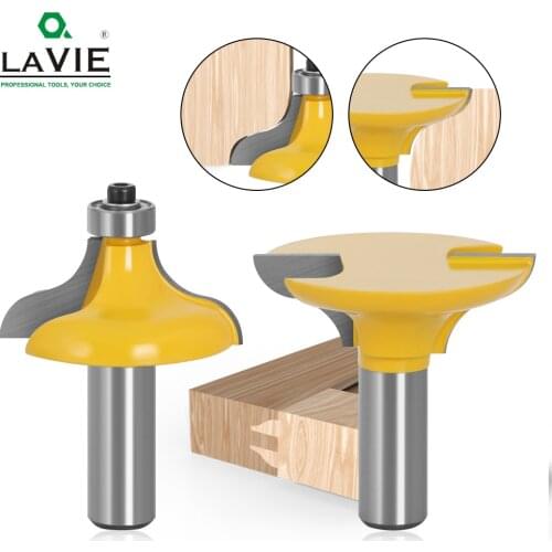 LAVIE 2PCS 12mm 1/2 Shank Entry Door Milling Cutters Long Tenons Router Bit Tenon Milling Cutter for Woodworking Tool Bits 03044