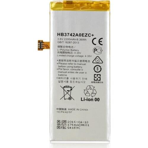 For Huawei P8 Lite battery 2200mAh HB3742A0EZC+ 100% Original New Replacement Battery accumulators For Huawei P8 Lite In stock