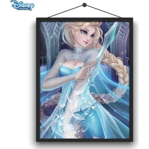 Disney 5D DIY Diamond Painting Princess Avatar Game Character Round Diamond Embroidery Set Exquisite Crafts Home Decoration