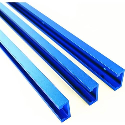 Woodworking Tools Aluminium Alloy T-track Standard Miter Gauge Chute Wood Tool Miter T Track Slot for Woodworking Workbench