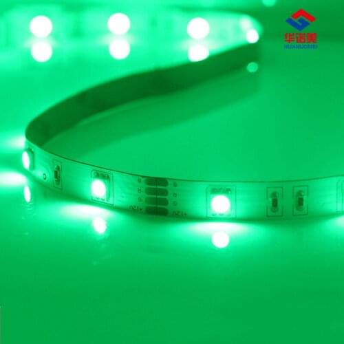 DC12V 5050 150LEDs Green Flexible LED Strip Light 5M/Roll Tape SMD5050 LED Lights Tape lamp Non-waterproof IP20 White PCB