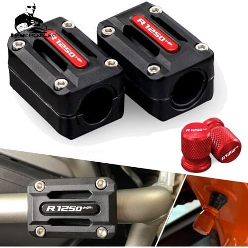Wheel Tire Valve Caps For BMW R1250GS HP R 1250 GS 2018 2019 2021 Motorcycle Engine Crash Bar Protection Bumper Guard Block