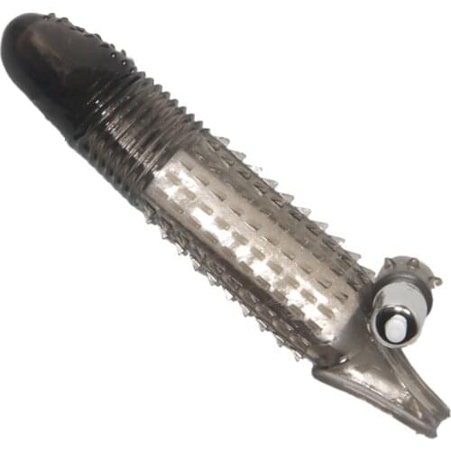 RABBIT vibrator extender condom penis sleeve,Man Reusable cock ring ball loop clit massage delay Ejaculation Sex toy for dildo