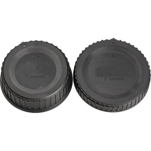 Rear Lens Body Cap Camera Cover Anti-dust Protection Plastic Black for Nikon AF AI DSLR Camera Lens Camera Accessories New
