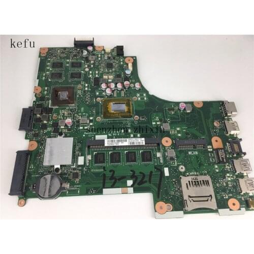 KEFU For ASUS X450CCX450CC x459cc F450V Laptop motherboard I3-3217U CPU 4GB RAM X450CC MAINBOARD With 2GB GT720M graphic