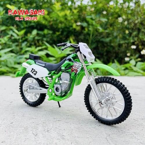 Maisto 1:18 Kawasaki KLX250SR H2 R Vulcan die-casting motorcycle model alloy collection hobby toy gift off-road motorcycle