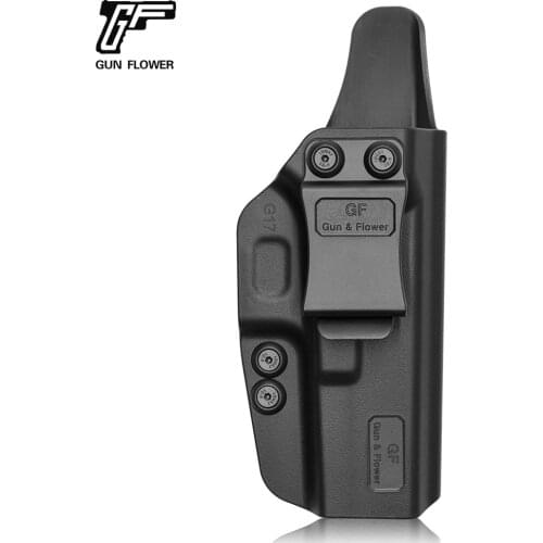 Gunflower Inside the Waistband Gun Pouch IWB KYDEX Holster with Clip fits Glock 17/22/31 Adjustable Cant/Retention