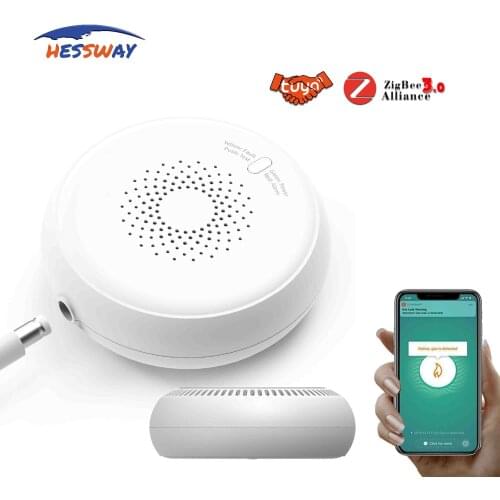 Compatible Tuya Zigbee Hub gas leak detector SENSOR for Alarm protect family safety sound louder than 70dB