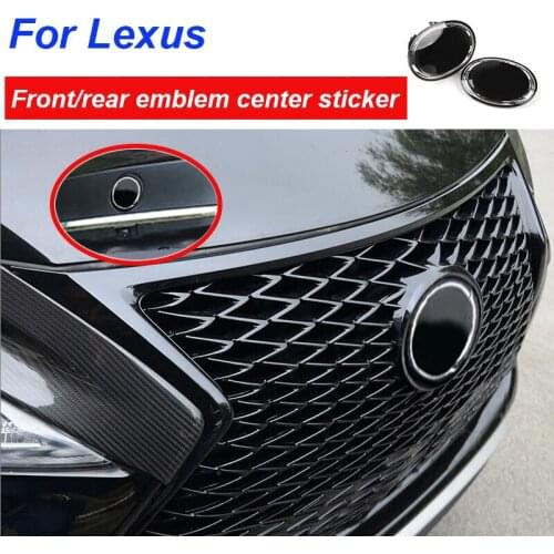 Car Styling Modified L logo Mirror Crystal Front Grille Middle Trunk L Emblem sticker for Lexus HS IS 300 400 430 350 450 RX GS