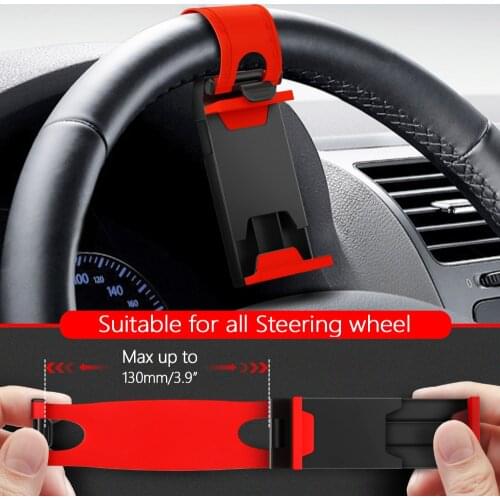 10pcs Universal Steering Clip Car Phone Holder Mini Mount Holder for iPhone XS MAX Samsung Mobile Phone In Car Holder Stand