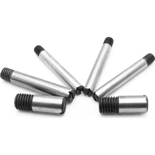 GB878 slotted external threaded cylindrical pin high-intensity heat treatment polishing quenching diameter 4 5 6 8 10 12 14 16