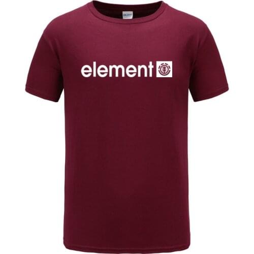 High Quality Element T-shirt Men Fashion T Shirt Element Short Sleeve Tops Tees Simple Letter Tshirt Custom Cotton Clothes