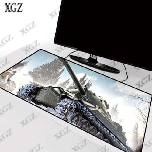 XGZ World of Tanks Speed Mouse Pad Lock Edge pads Best Gaming Gamer Large Personalized Keyboard Mause To Game