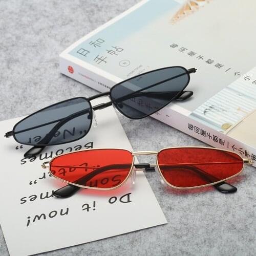 Vintage Cat Eye Women Fashion Sunglasses Brand Designer Sun Glasses For Female Shades UV400 9-BLS3417