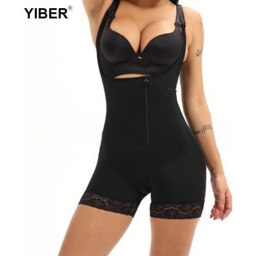 Women Waist Trainer Body Shaper Bodysuit Latex Shapewear Butt Lifter Tummy Control Waist Shaping Slimming Underwear Bodysuit