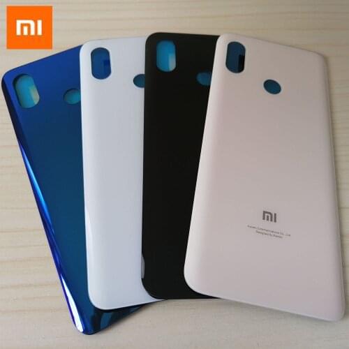 100% original MI 8 3D Glass Rear Housing Cover For XIAOMI MI8 6.21inch Back Door Replacement Battery Case Adhesive Sticker