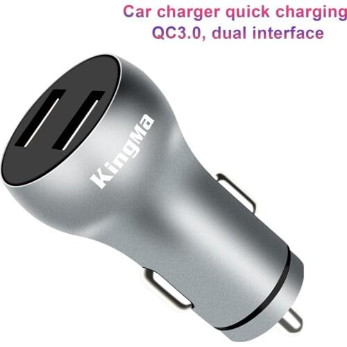 30W Universal Quick Charging 3.0 Dual USB Ports Car Charger for iPhone Android