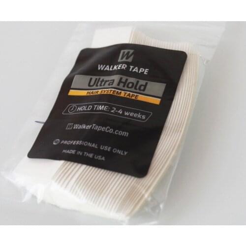 36pcs/lot Strong Wig Ultra Hold White Double Tape For Toupee/Lace Wig/Tape Hair Extension Hair Adhesive Tapes Good Quality