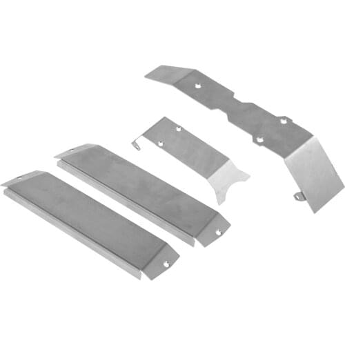 4PCS Upgrade Axle Protective Guard Skid Plate Bumper Chassis Guard for 1/10 Traxxas TRX-4 E-REVO RC Crawler Car Parts