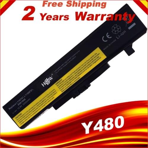 Laptop Battery for Lenovo G500 G580 Z380 Z380AM Y480 G480 V480 Y580 G580AM L11S6Y01 L11L6Y01