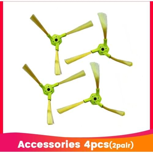 Robotic cleaning machine accessories 2 pair side brushes for LG Hom Bot VR6270LVM VR65710 VR6260LVM VR series Robot Cleaners