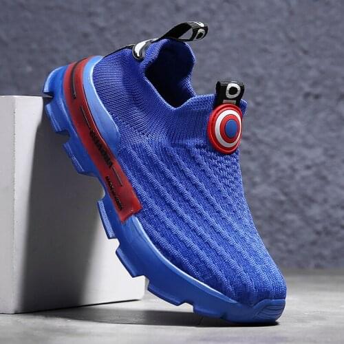 Childrens Socks Shoes 2021 Fashion Mesh Childrens Sports Shoes Boys' Shoes Pink Kids Shoes for Girl Sneakers Size 25-37