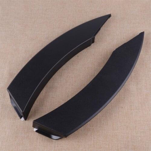 DWCX 1Pair Rear Exterior Curved Flare Garnish Wheel Eyebrow Fender Molding fit for Hyundai Santa Fe Sport 2013-2016 2017 2018