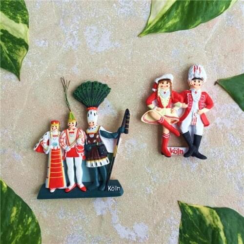 Cologne carnival celebration characters exquisite refrigerator