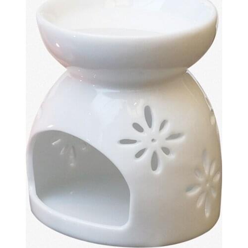 Bedroom Ceramic Incense Burner Holder Candle Aroma Lamp Zen Decor Censer Meditation Porcelain Quemador De Aceite Esenciales 6B01