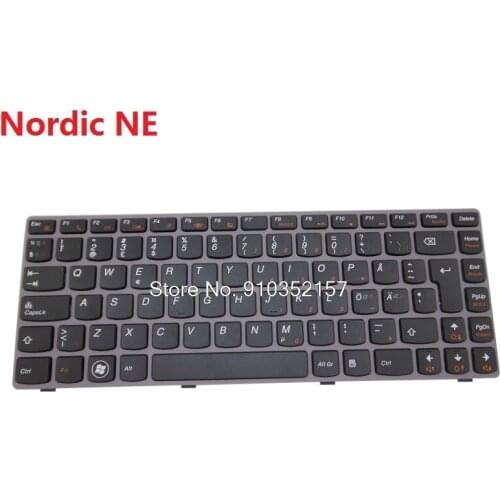 Keyboard For Lenovo Z370 Z375 Z470 Z475 Japanese JP Latin LA Nordic NE Traditional Chinese TW Turkish TR Bulgarian BG Canada CA