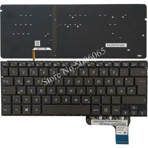 German Laptop Backlit Keyboard For ASUS Zenbook U303 U303LB U303LN U303UA U303UB UX303L UX303 U303L UX303LN