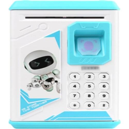 Piggy Bank ATM Password Money Creative Fingerprint Electronic Box Cash Saving Coin Box For Kids Birthday Piggy Christmas Gift