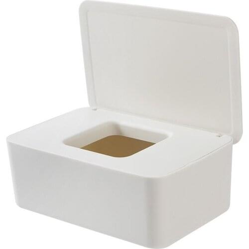 Wet Tissue Box Wet and Dry Drawer Box Household Dustproof Wet Tissue Box Desktop Storage Box