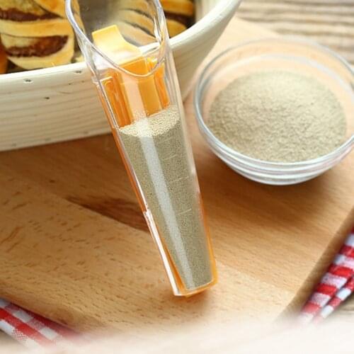 RLJLIVES Yeast Measuring Cup With Sealing Clip Clamp Meter Device Accuracy Cake Bread Baking Kitchen Tools