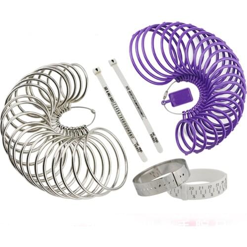 Metal Bracelet Bangle Gauge Ring Sizer Plastic Finger Measure Gauge UK US Jewellery Making Tools