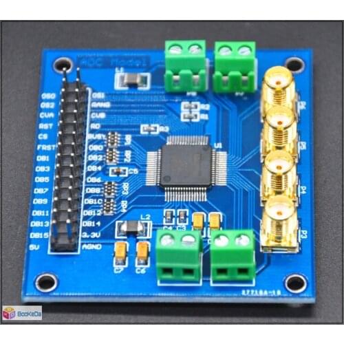 AD7606 Data Acquisition Module 16-bit ADC 8-channel Synchronous Sampling Frequency 200KHz